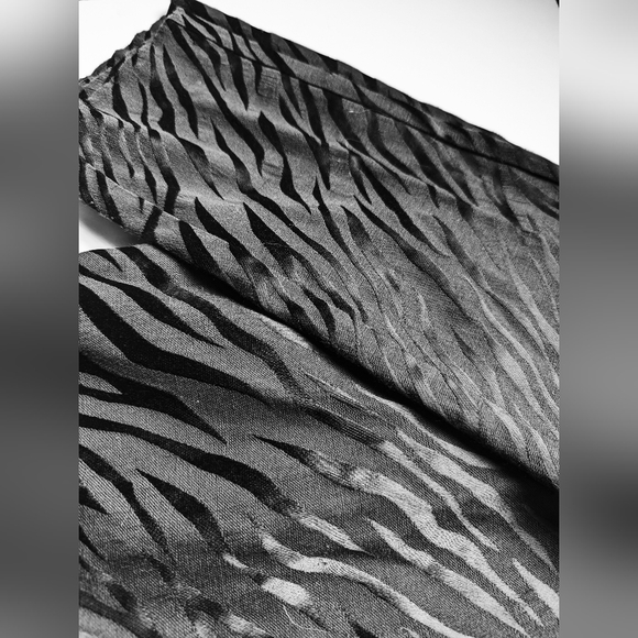 Rag & Bone Black Zebra Dress Pant Size 12 - Picture 3 of 8